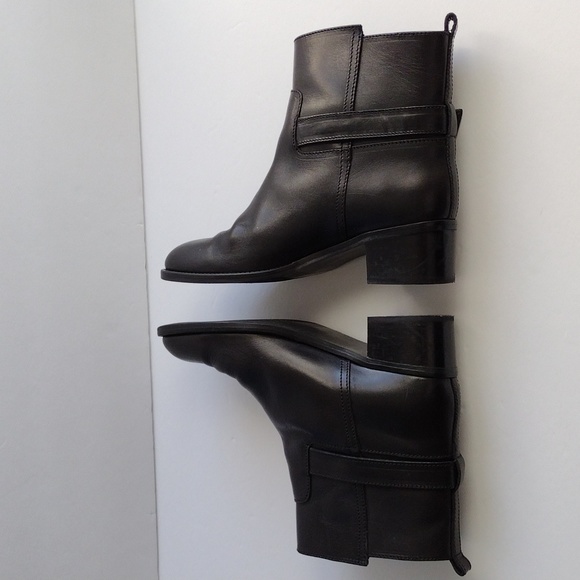 J.Crew Parker black leather ankle boots size 9 - Picture 5 of 10